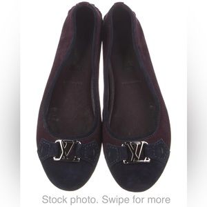 Used Louis Vuitton Suede Flats sz7